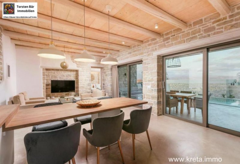 Sivas 3 Villen mit privatem Pool in Sivas/Kreta zu verkaufen  Haus kaufen